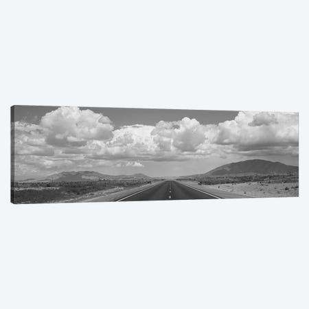 An Empty Road Running Through A Landscape, Highway 54, New Mexico, USA Canvas Print #PIM16110} by Panoramic Images Canvas Wall Art