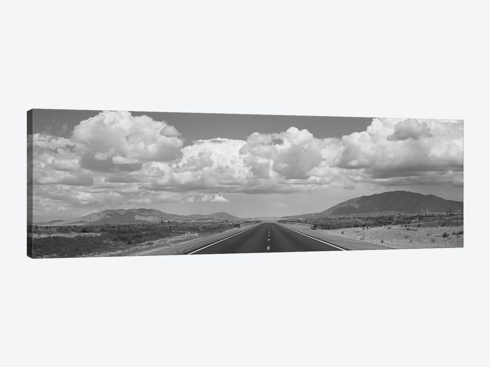 An Empty Road Running Through A Landscape, Highway 54, New Mexico, USA by Panoramic Images 1-piece Canvas Wall Art
