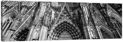 Architectural Detail Of A Cathedral, Cologne Cathedral, Cologne, North Rhine Westphalia, Germany Canvas Art Print - Catalonia Art