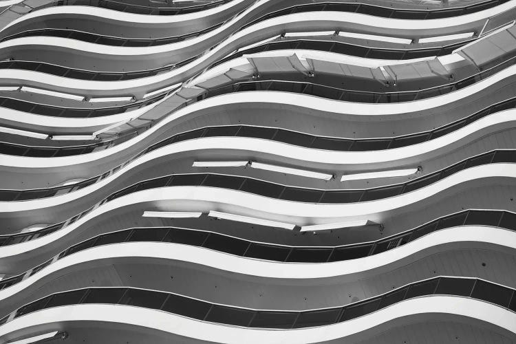 Architectural Detail Of A Condominium, Millennium Tower, Punta Del Este, Maldonado, Uruguay