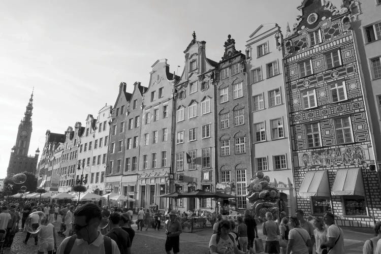 Beautiful Historic Buildings On The Dlugi Targ, Gdansk, Poland by Panoramic Images wall art