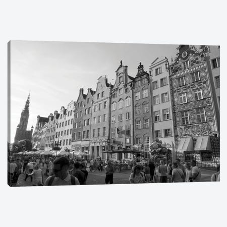 Beautiful Historic Buildings On The Dlugi Targ, Gdansk, Poland Canvas Print #PIM16118} by Panoramic Images Canvas Artwork