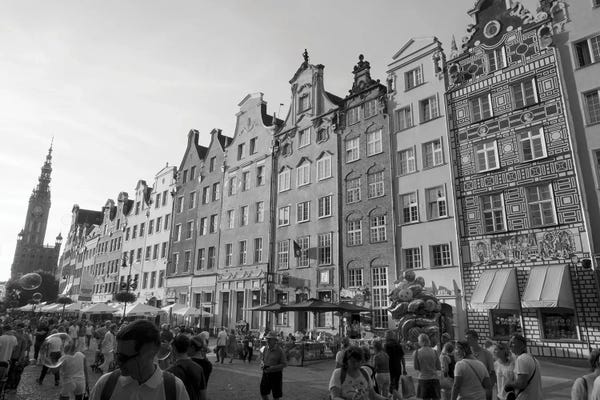 Poland: Beautiful Historic Buildings On The Dlugi Targ, Gdansk, Poland by Panoramic Images