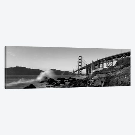 Bridge Across The Bay, San Francisco Bay, Golden Gate Bridge, San Francisco, Marin County, California, USA Canvas Print #PIM16122} by Panoramic Images Canvas Art Print