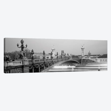 Bridge Over A River, Seine River, Paris, France Canvas Print #PIM16126} by Panoramic Images Canvas Art
