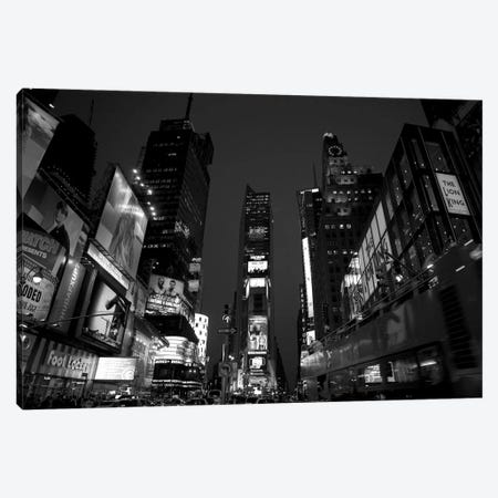 Buildings In A City Lit Up At Dusk, Times Square, Manhattan, New York City, New York State, USA Canvas Print #PIM16128} by Panoramic Images Canvas Art Print