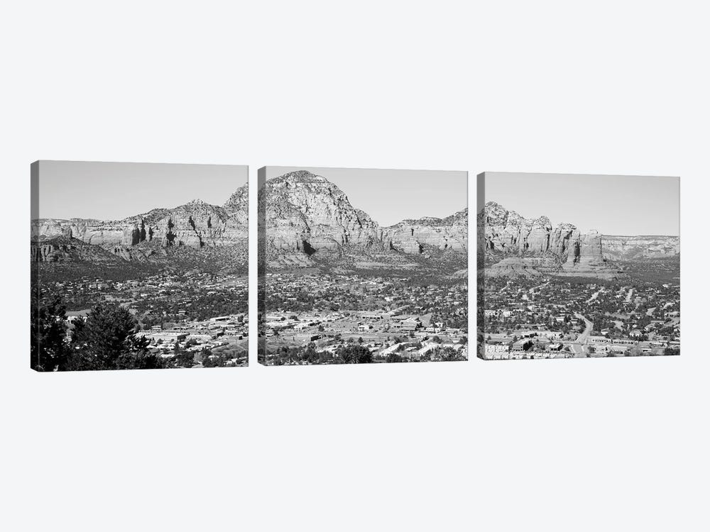 Capitol Butte & Coffee Pot Rock Sedona AZ USA by Panoramic Images 3-piece Canvas Artwork