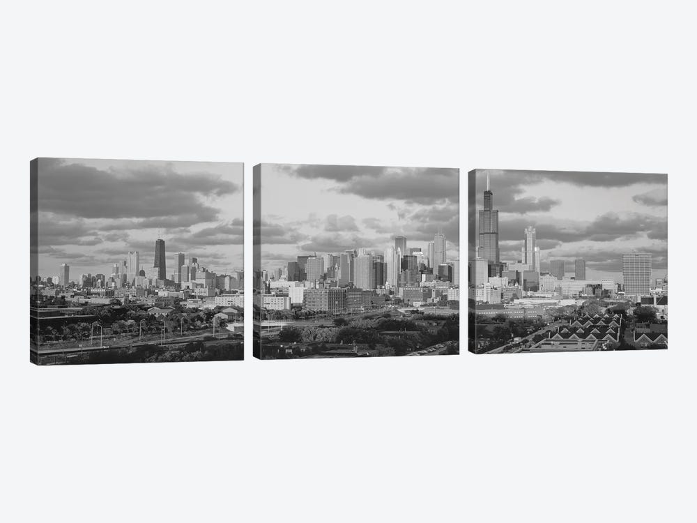 Cityscape, Day, Chicago, Illinois, USA by Panoramic Images 3-piece Canvas Print