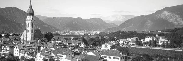 Elevated View Of Houses In A Town, San Paolo, Bolzano, Italy