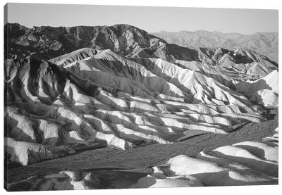 Elevated View Of The Zabriskie Point, Death Valley, Death Valley National Park, California, USA Canvas Art Print - Death Valley National Park Art