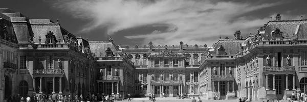 Palace Of Versailles: Facade Of A Palace, Chateau de Versailles, Versailles, Paris, France by Panoramic Images