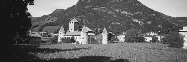 Trentino-South Tyrol: Field In Front Of A Castle, Castle Firmiano, Bolzano, Italy by Panoramic Images