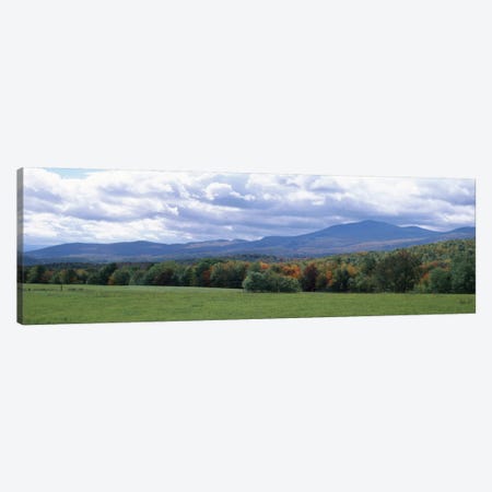 Clouds over a grassland, Mt Mansfield, Vermont, USA Canvas Print #PIM1616} by Panoramic Images Canvas Print