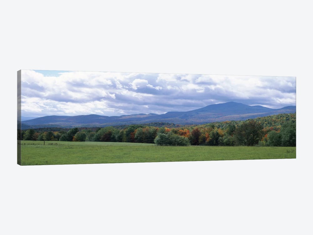 Clouds over a grassland, Mt Mansfield, Vermont, USA by Panoramic Images 1-piece Canvas Print