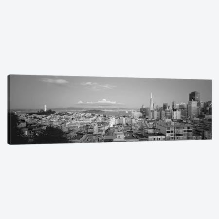 High Angle View Of A Cityscape From Nob Hill, San Francisco, California, USA Canvas Print #PIM16175} by Panoramic Images Canvas Art Print
