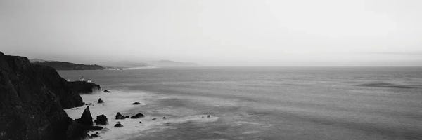 San Francisco: High Angle View Of Rock Formations In The Sea, Pacific Ocean, San Francisco, California, USA by Panoramic Images