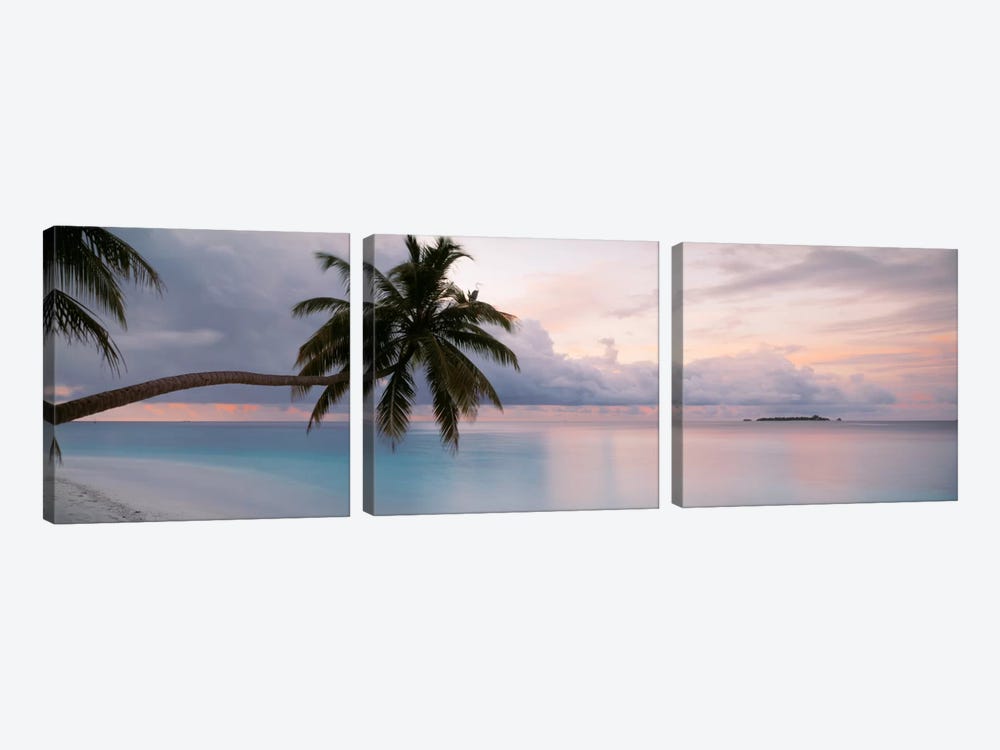 Indian Ocean Maldives by Panoramic Images 3-piece Canvas Wall Art