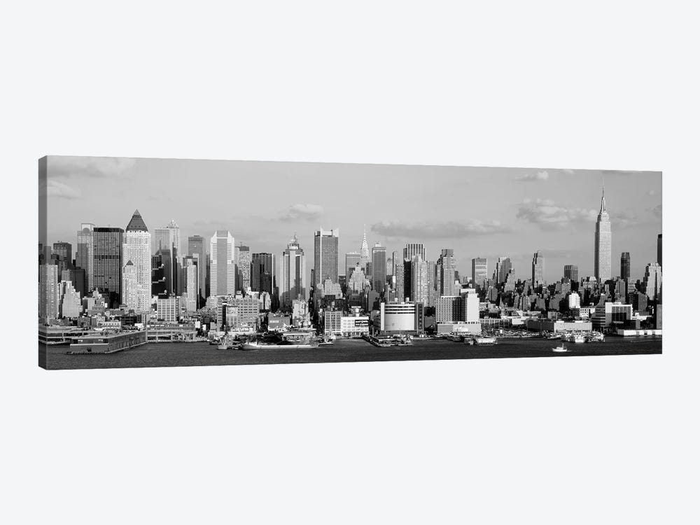 Hudson River, City Skyline, NYC, New York City, New York State, USA by Panoramic Images 1-piece Canvas Artwork