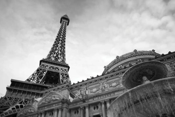 Nevada: Low Angle View Of A Hotel, Paris Las Vegas, The Strip, Las Vegas, Nevada, USA by Panoramic Images