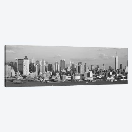 Manhattan Skyline At Waterfront, New York City, New York State, USA Canvas Print #PIM16200} by Panoramic Images Canvas Art
