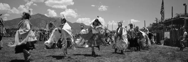 Native Americans Dancing, Taos, New Mexico, USA