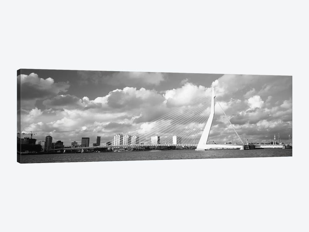 Netherlands, Holland, Rotterdam, Erasmus Bridge by Panoramic Images 1-piece Canvas Artwork