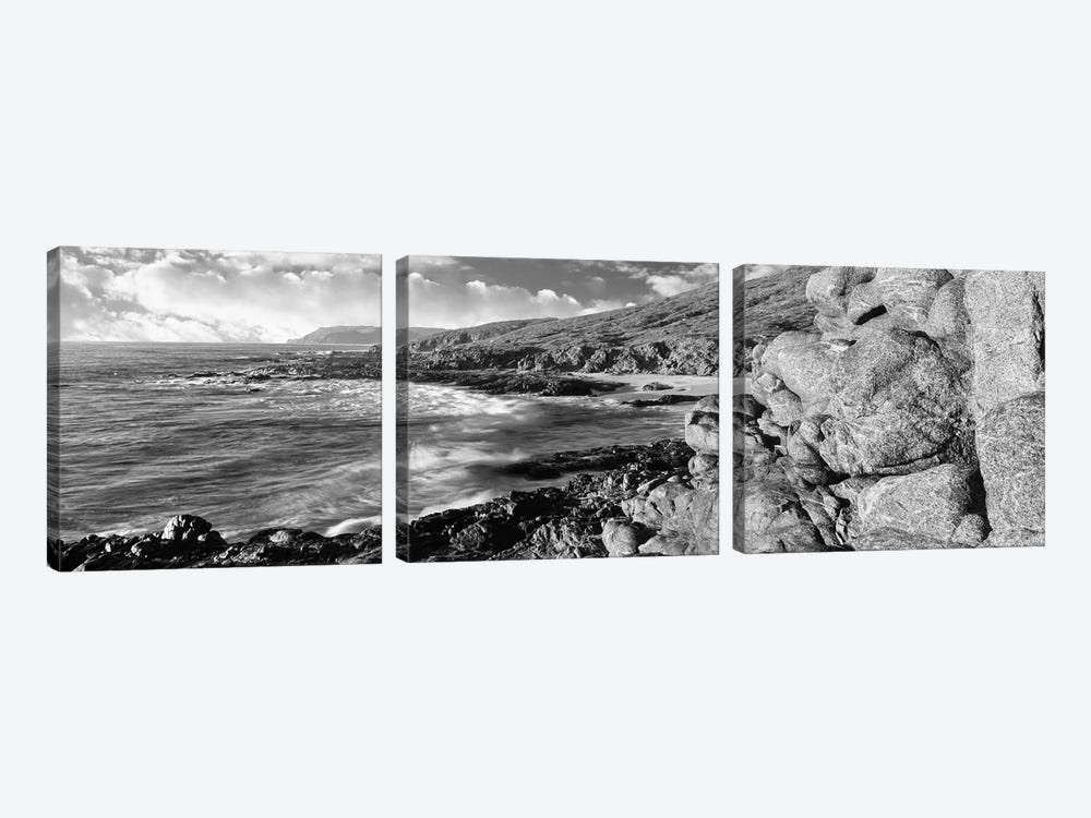 Rock Formations On The Coast, Cerritos Beach, Cabo San Lucas, Todos Santos, Baja California, Mexico by Panoramic Images 3-piece Canvas Art Print