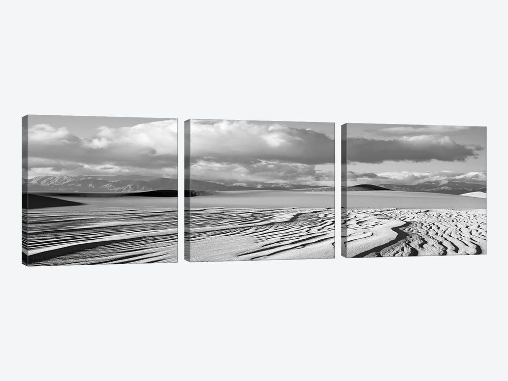 Sand Dunes In A Desert, Great Sand Dunes National Park And Preserve, Colorado, USA by Panoramic Images 3-piece Canvas Wall Art