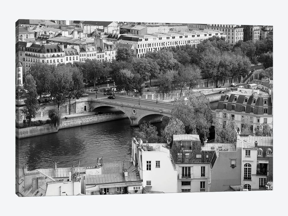 Seine River And City Viewed From The Notre Dame Cathedral, Paris, France by Panoramic Images 1-piece Art Print