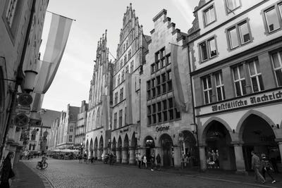 Shopping Street, Prinzipalmarkt, Munster, North Rhine-Westphalia, Germany by Panoramic Images canvas print