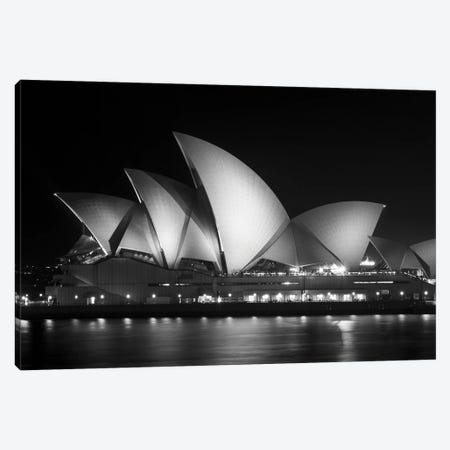 Sydney Opera House Lit Op At Night, Sydney, New South Wales, Australia Canvas Print #PIM16247} by Panoramic Images Canvas Art Print