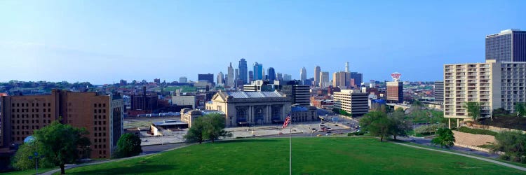 Buildings in a city, Kansas City, Jackson County, Missouri, USA by Panoramic Images wall art