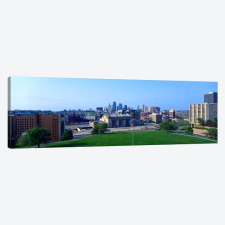 Buildings in a city, Kansas City, Jackson County, Missouri, USA Canvas Print #PIM1624} by Panoramic Images Canvas Artwork