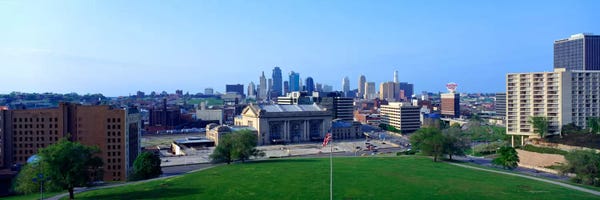 Missouri: Buildings in a city, Kansas City, Jackson County, Missouri, USA by Panoramic Images