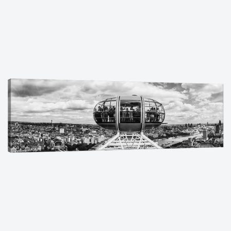Tourists On Millennium Wheel, London, England Canvas Print #PIM16254} by Panoramic Images Canvas Art
