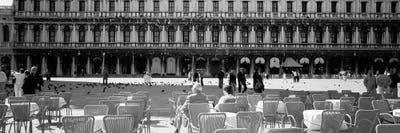 Tourists Outside Of A Building, Venice, Italy by Panoramic Images canvas print