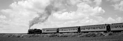 Train Moving On A Railroad Track, Strasburg, Lancaster, Pennsylvania, USA by Panoramic Images multi panel art