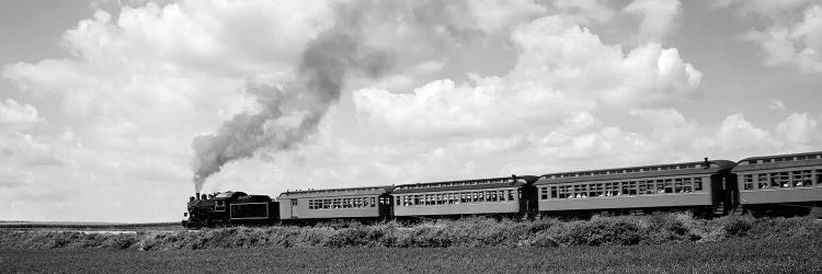 Train Moving On A Railroad Track, Strasburg, Lancaster, Pennsylvania, USA