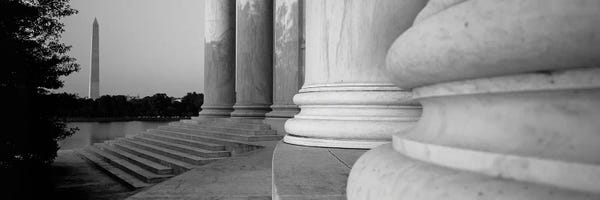 Washington, D.C.: USA, District Of Columbia, Washington DC, Jefferson Memorial by Panoramic Images