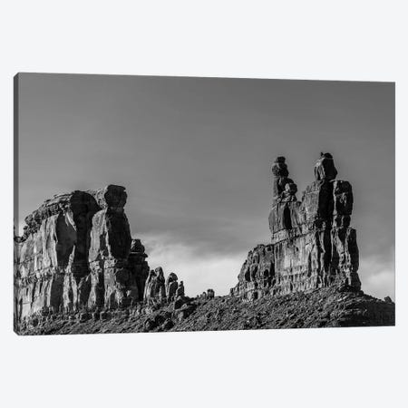 View Of Big Rock On Valley Of The Gods, Mexican Hat, Utah, USA Canvas Print #PIM16264} by Panoramic Images Canvas Print