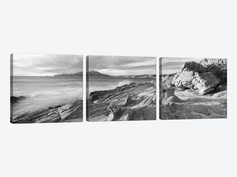 View Of Sea Coastline, Sea Of Cortez, Cabo Pulmo, Baja California Sur, Mexico by Panoramic Images 3-piece Art Print