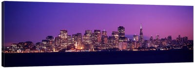 San Francisco, California, USA Canvas Art Print - San Francisco Skylines