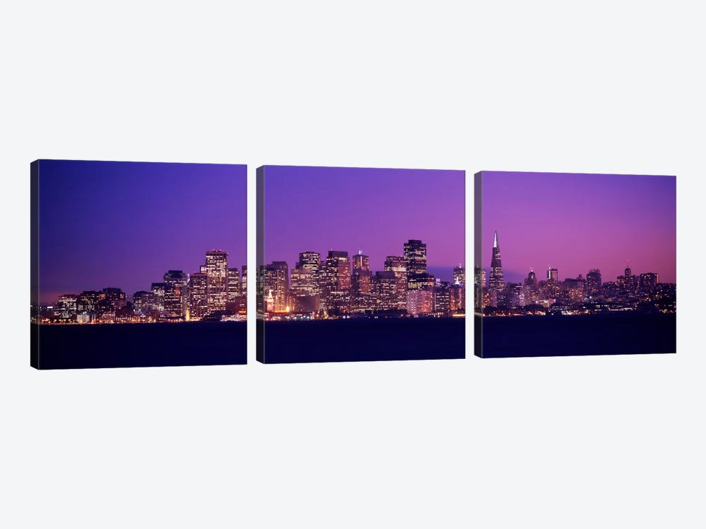 San Francisco, California, USA by Panoramic Images 3-piece Canvas Art