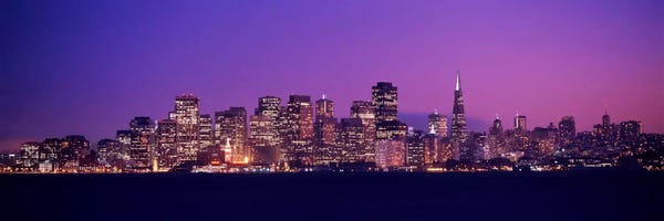 San Francisco Skylines: San Francisco, California, USA by Panoramic Images