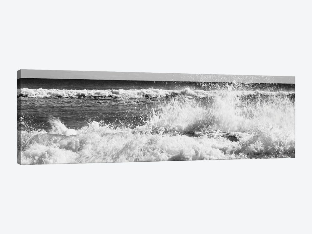 Waves Breaking On The Beach, Lucy Vincent Beach, Chilmark, Martha's Vineyard, Massachusetts, USA by Panoramic Images 1-piece Canvas Art Print