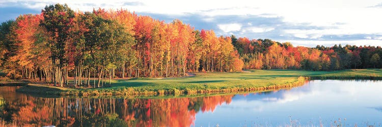 Fall Golf Course, New England, USA by Panoramic Images wall art