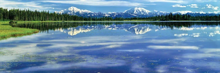 Mt. McKinley And Alaska Range From A Remote Lake By Float Plane, Alaska, USA I