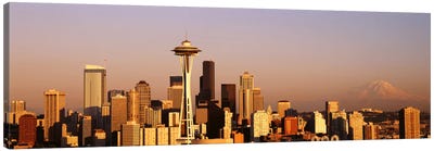 Skyline, Seattle, Washington State, USA Canvas Art Print - Skylines