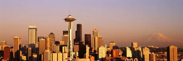 Panoramic Images: Skyline, Seattle, Washington State, USA by Panoramic Images