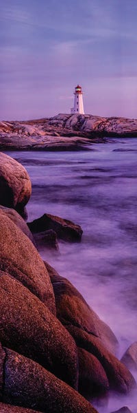 Nova Scotia: Peggys Cove Lighthouse, Cape Breton Island, Nova Scotia, Canada by Panoramic Images